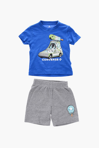 ALL STAR CHUCK TAYLOR Set aus bedrucktem T-Shirt und Shorts