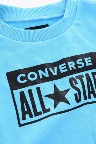 ALL STAR Crew-Neck Sweatshirt with Contrast Print