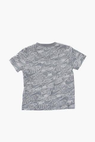 Set T-shirt Girocollo Logo All Over e Shorts