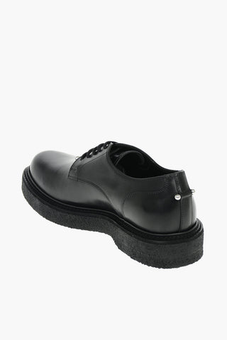 Leather PIERCED PUNK Derby Shoes
