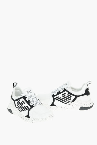 EA7 EMPORIO Lace up Side Logo Rubber Sneakers