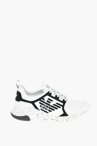 EA7 EMPORIO Lace up Side Logo Rubber Sneakers