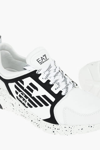 EA7 EMPORIO Lace up Side Logo Rubber Sneakers