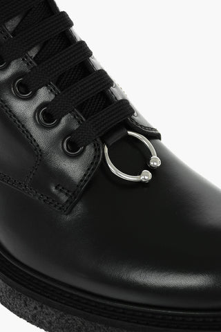 Anfibi PIERCED PUNK in Pelle con Suola CREPE