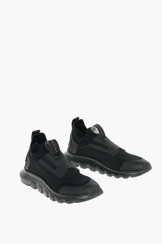 ZZEGNA Sneakers Slip On in TECHMERINO con Logo
