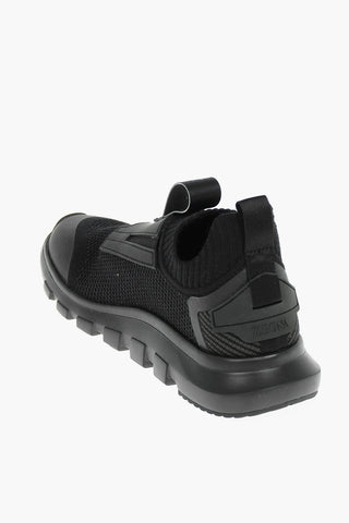 ZZEGNA Sneakers Slip On in TECHMERINO con Logo