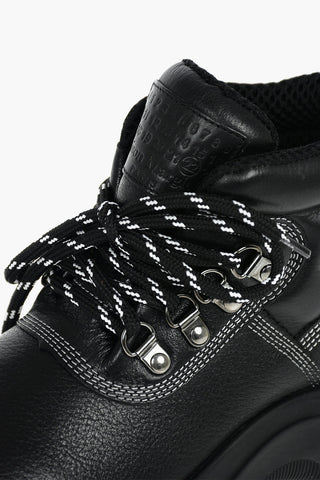 MM22 Lace Up Booties with Statement Sole