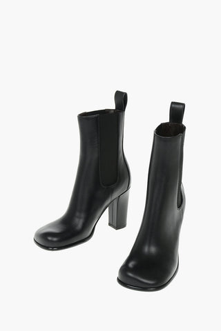 Leather STORM Chelsea Boots with Squared toe 9cm