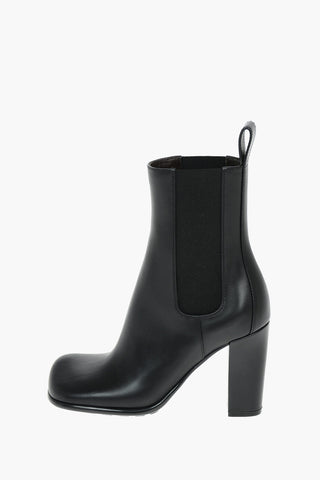 Leather STORM Chelsea Boots with Squared toe 9cm