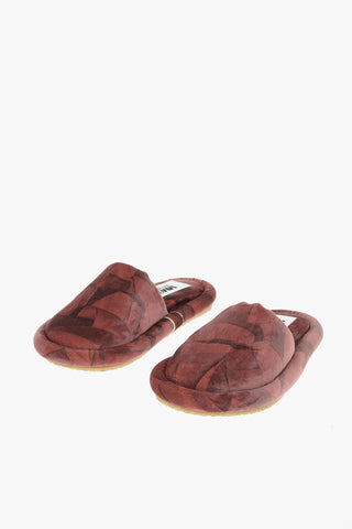 MM6 Slippers Imbottite con Suola in Gomma