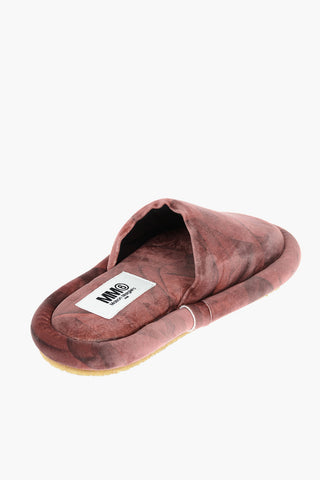 MM6 Slippers Imbottite con Suola in Gomma