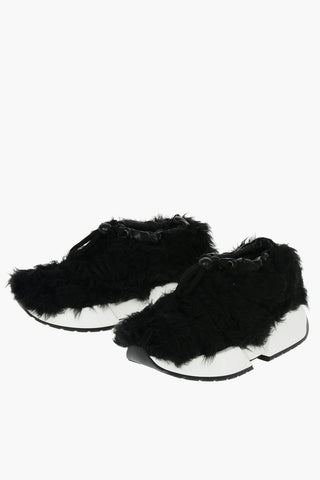 MM6 Sneakers in Ecopelliccia con Suola Statement
