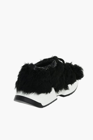MM6 Sneakers in Ecopelliccia con Suola Statement