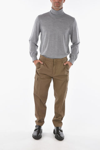 ZZEGNA single pleat cargo pants