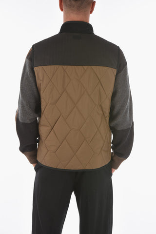 ZZEGNA sleeveless quilted jacket