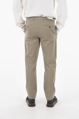 ZZEGNA stretch cotton 4 pockets pants
