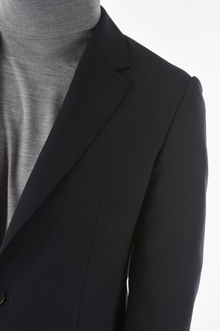 ZZEGNA TECHMERINO wool side vents notch lapel 2-button suit