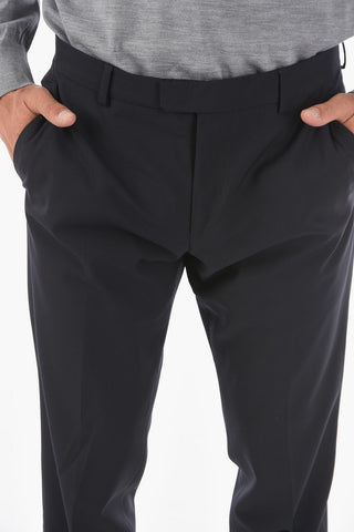ZZEGNA TECHMERINO wool side vents notch lapel 2-button suit