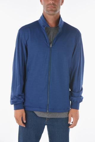ZZEGNA solid color reversible outerwear jacket