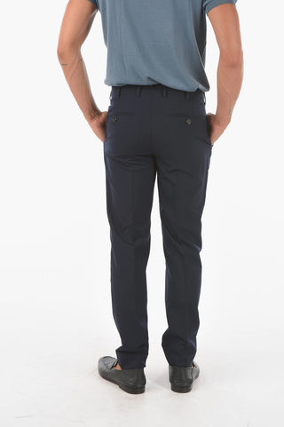 Virgin Wool ITALIAN FIT Pants with Pleat