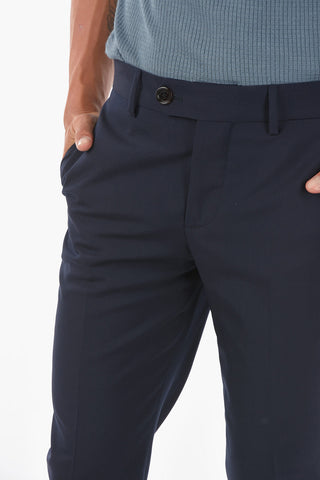 Virgin Wool ITALIAN FIT Pants with Pleat