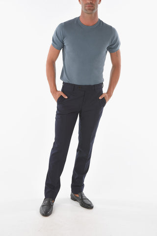 Virgin Wool ITALIAN FIT Pants with Pleat