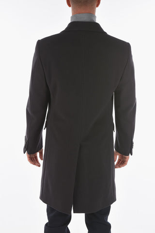 ZZEGNA flap pocket wool chesterfield coat