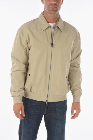 ZZEGNA full zip solid color outerwear jacket