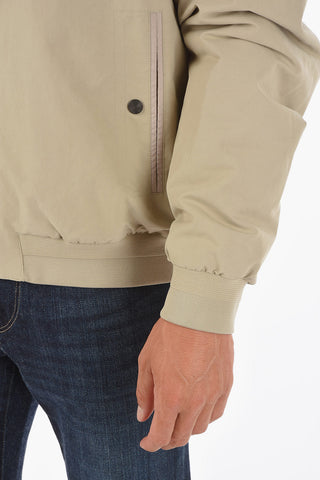 ZZEGNA full zip solid color outerwear jacket