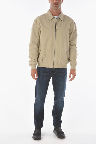 ZZEGNA full zip solid color outerwear jacket