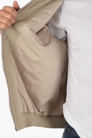 ZZEGNA full zip solid color outerwear jacket