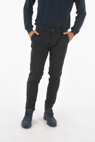 Gingham Checked Slim Fit NEWTOWN.L.457 Chino Pants