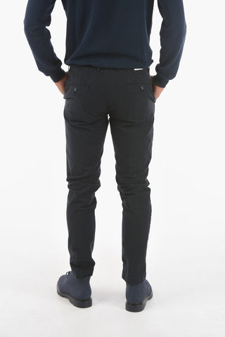 Gingham Checked Slim Fit NEWTOWN.L.457 Chino Pants
