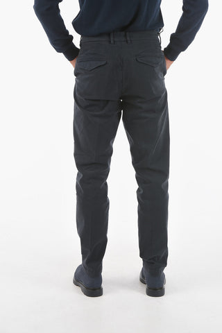 Pantaloni Chino MARAIS in Cotone Stretch con Passanti