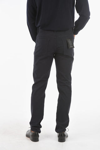 17cm 5 pockets stretch cotton  jeans