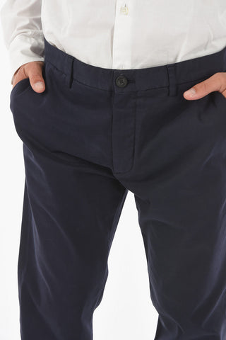 ZZEGNA stretch cotton 4 pockets pants