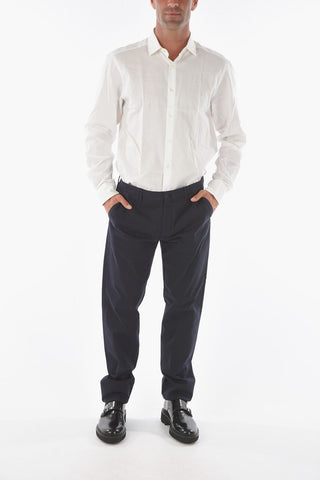 ZZEGNA stretch cotton 4 pockets pants