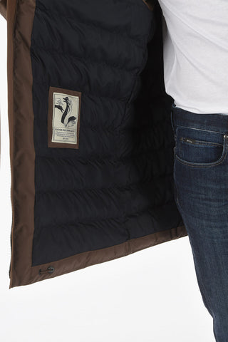 ZZEGNA padded jacket with hood