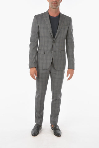 CC COLLECTION Abito 2 Bottoni RESET con Motivo District Check