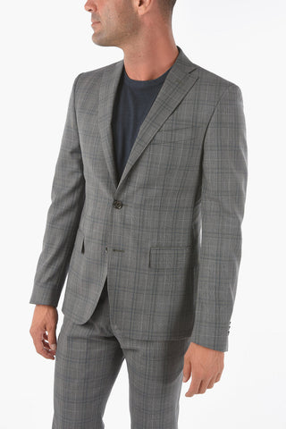 CC COLLECTION Abito 2 Bottoni RESET con Motivo District Check