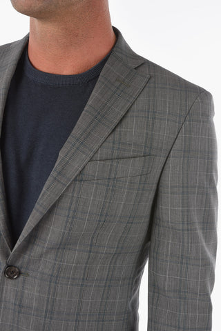 CC COLLECTION Abito 2 Bottoni RESET con Motivo District Check