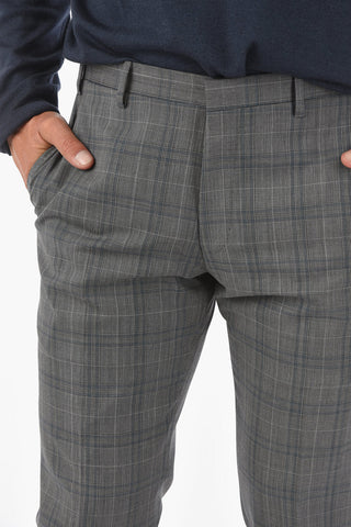 CC COLLECTION Abito 2 Bottoni RESET con Motivo District Check
