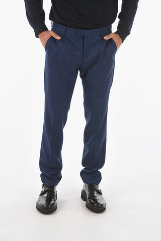 ZZEGNA wool side vents notch lapel 2-button suit