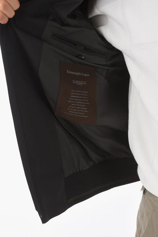 EZ TAILORING full zip wool bomber