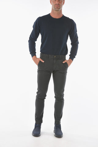 Belt loop Stretch Cotton NEWTOWN.L. Chino Pants