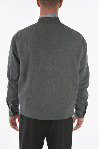 ZZEGNA 4 pockets cotton overshirt