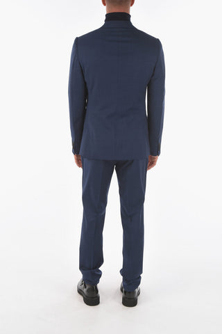ZZEGNA side vents notch lapel 2-button suit