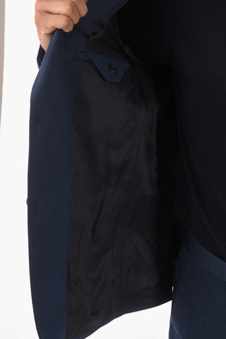 ZZEGNA side vents notch lapel 2-button suit