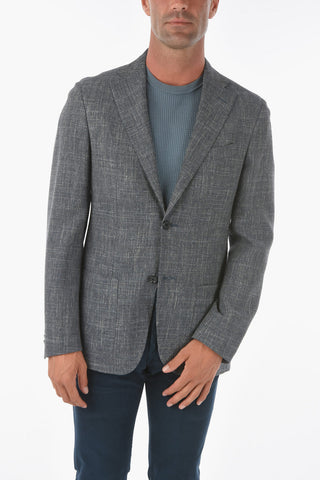 CC COLLECTION side vents notch lapel REFINED 2-button blazer