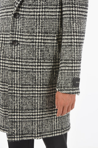 ZZEGNA two-tone chesterfield coat